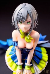 【プロセカ】志歩：緑の衣装に映える秘めた旋律【AI生成イラスト30枚】の画像