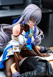 【崩スタ】ブローニャ：銀髪の渦に沈む獣欲の絶叫【AI生成イラスト24枚】の画像