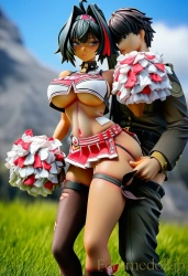 【NIKKE】ベイ野外SEX。むちむちボディで限界誘惑【AIイラスト30枚】の画像