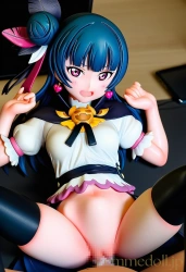 【ラブライブ! サンシャイン!!】津島善子：堕天使の甘い誘惑と溶け合う夜【AI生成イラスト30枚】の画像