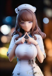 白衣の爆乳ナースが淫らに微笑む　極上看護であなたを虜にの画像