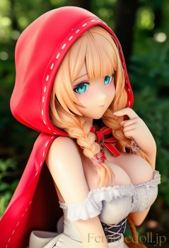 キュートな赤ずきんちゃんの巨乳を思い切り揉みしだきたくなるAIエロイラストまとめの画像