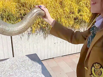 【素人＠ハメ撮り企画】スレンダーの美ボディJKがえちえちSEX！デート！制服着衣セックス！ の画像