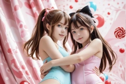 ポニーテールとワンピ水着 Part2の画像