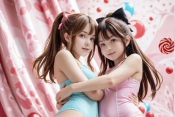 ポニーテールとワンピ水着 Part2の画像