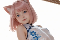 猫耳チャイナドレス Part1の画像