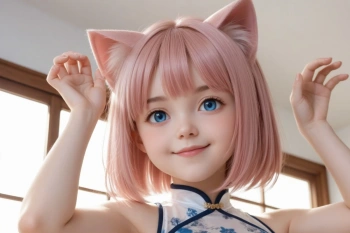 猫耳チャイナドレス Part2の画像