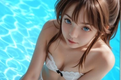 下着で水浴びする女の子 Part1の画像