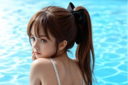 下着で水浴びする女の子 Part2の画像