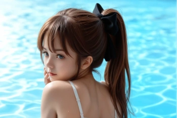 下着で水浴びする女の子 Part2の画像