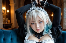 銀髪の巨乳メイド Part3の画像