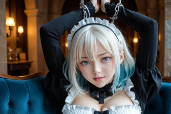 銀髪の巨乳メイド Part3の画像