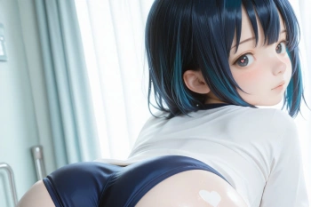 ブルマと保健室ベッド Part1の画像