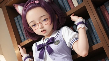 図書室と眼鏡っ子 Part3の画像
