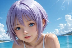 スク水と青い海 Part3の画像