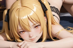 黒ランジェリーの女の子 Part1の画像