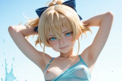 青い海とブロンド娘 Part1の画像