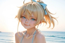 青い海とブロンド娘 Part2の画像