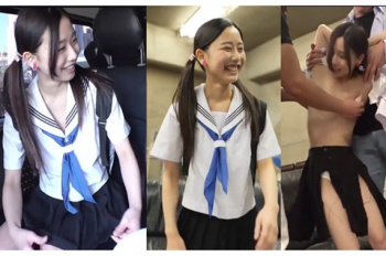 偽のIdol募集に引っ掛かり上京した高校生にエロ強要！華奢な膣を無理ヤリ愛撫され廻される…仕組まれた罠❤の画像