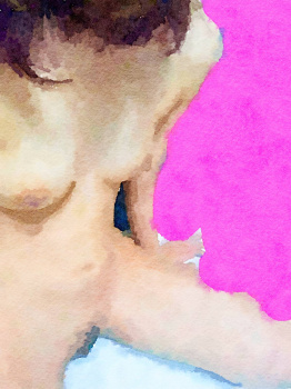 彼女の裸体の自撮り画像をエロい感じにしたいんだが。の画像