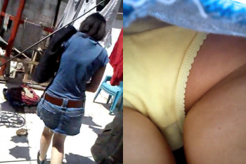 素人の家庭内パンチラ流出！身内しか撮れないような素人の生々しい生活をご覧くださいｗｗｗの画像