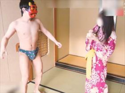 【個人撮影】バカップルのお戯れwww豆まきをしていたら上弦の鬼に襲われる!素人カップル投稿映像の画像