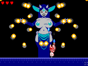 【エロシューティング】ウサギちゃんがおっぱいを撃ちまくるゲーム(ケモナーホイホイ)【Cherry Bunny Demon Hunter】の画像