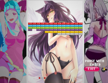 【エロゲーム】踊る脱衣ブロック崩し【Ecchi Hentai Brick Braker】の画像