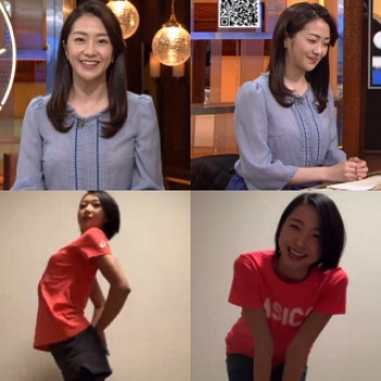 NHK副島萌生アナが笑顔と巨乳でスポーツを伝える 4月26日「サンデースポーツ2020」の画像