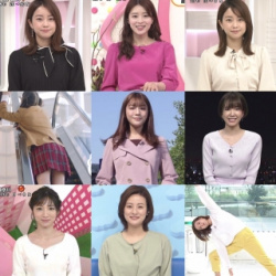日本テレビ 令和2年4月最終週の早朝を素敵な美貌と着衣おっぱいで彩る女子アナ、キャスター達の画像