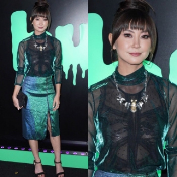 素晴らしいスタイルと美貌をシースルー衣装と魅せた キミコ・グレン(Kimiko Glenn)の画像
