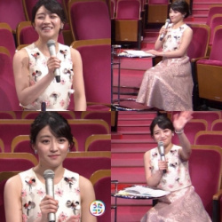 NHK赤木野々花アナが可愛い笑顔と美乳で魅せた 6/9「うたコン」の画像