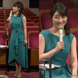 NHK赤木野々花アナが可愛い笑顔と美乳で魅せた 7/14「うたコン」の画像