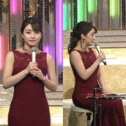 NHK赤木野々花アナが可愛い笑顔と美乳で魅せた 10/20「うたコン」の画像