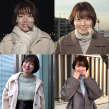 令和2年12月最終週も年末の装いと天気を伝えてくれる阿部華也子「めざましテレビ」の画像