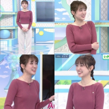 ABC澤田有也佳アナが美貌と美乳で魅せた 「おはよう朝日です」の画像