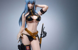 『戦場のヴァルキュリア』セルベリアのエロい水着姿でエロポーズ取り放題のエロフィギュアの画像