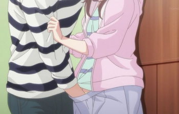 アニメ『俺の指で乱れろ。』5話で女の子の股間に手を入れちゃって前戯してるエロシーン！の画像