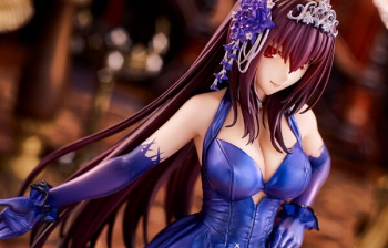 『フェイト/グランドオーダー』スカサハの英霊正装姿でエロいドレス姿のエロフィギュア！の画像