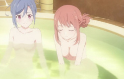 アニメ『Lapis Re:LiGHTs（ラピスリライツ）』3話で女の子たちのエロい入浴シーンで丸見え！の画像