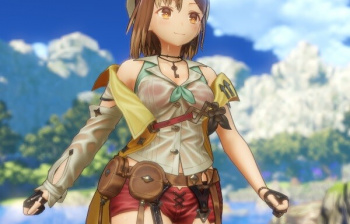 『ライザのアトリエ2』ライザがびしょ濡れになると服が透けてブラが丸見えになるエロ仕様！の画像