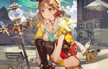 『ライザのアトリエ2』すごいムチムチでエロい太ももとおっぱいが強調されたエロイラストの画像