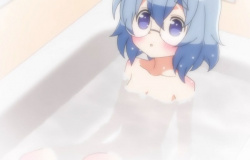 アニメ『まえせつ！』1話で女の子のエロいお風呂入浴シーンのエロい全裸姿！の画像