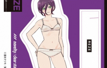 漫画『チェンソーマン』9巻の特典に女の子のエロい下着姿の着せ替えクリアスタンド！の画像