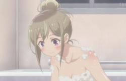 アニメ『安達としまむら』8話で女の子たちのエロいお風呂入浴シーンのえっちな裸！の画像