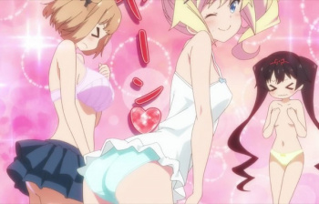 アニメ『おちこぼれフルーツタルト』12話で女の子のエロいパンチラやスク水などエロシーンの画像