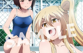 アニメ『100万の命の上に俺は立っている』BD店舗特典でエロいスク水や水着姿のイラスト！の画像