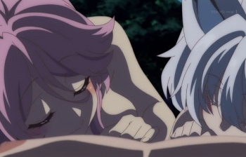 アニメ『回復術士のやり直し』7話で女の子にめちゃくちゃちんちんを踏まれたりえっちしたりの画像