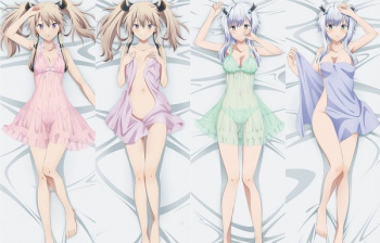 『魔王学院の不適合者』ミーシャとサーシャのスケスケでエロい下着丸見えの抱きまくら！の画像