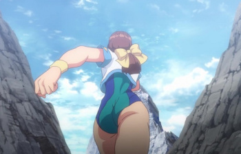 アニメ『バトルアスリーテス大運動会 ReSTART!』エロい女の子のハイレグ体操着！4月放送開始の画像